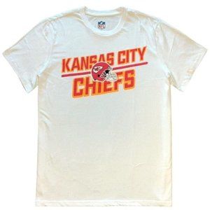 G-III Mens Kansas City Chiefs KC Short Sleeve T-Shirt S SMALL White Red Football